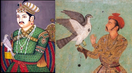 Akbar with birds