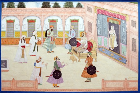 Dara Shukoh interacting with Sufi saints
